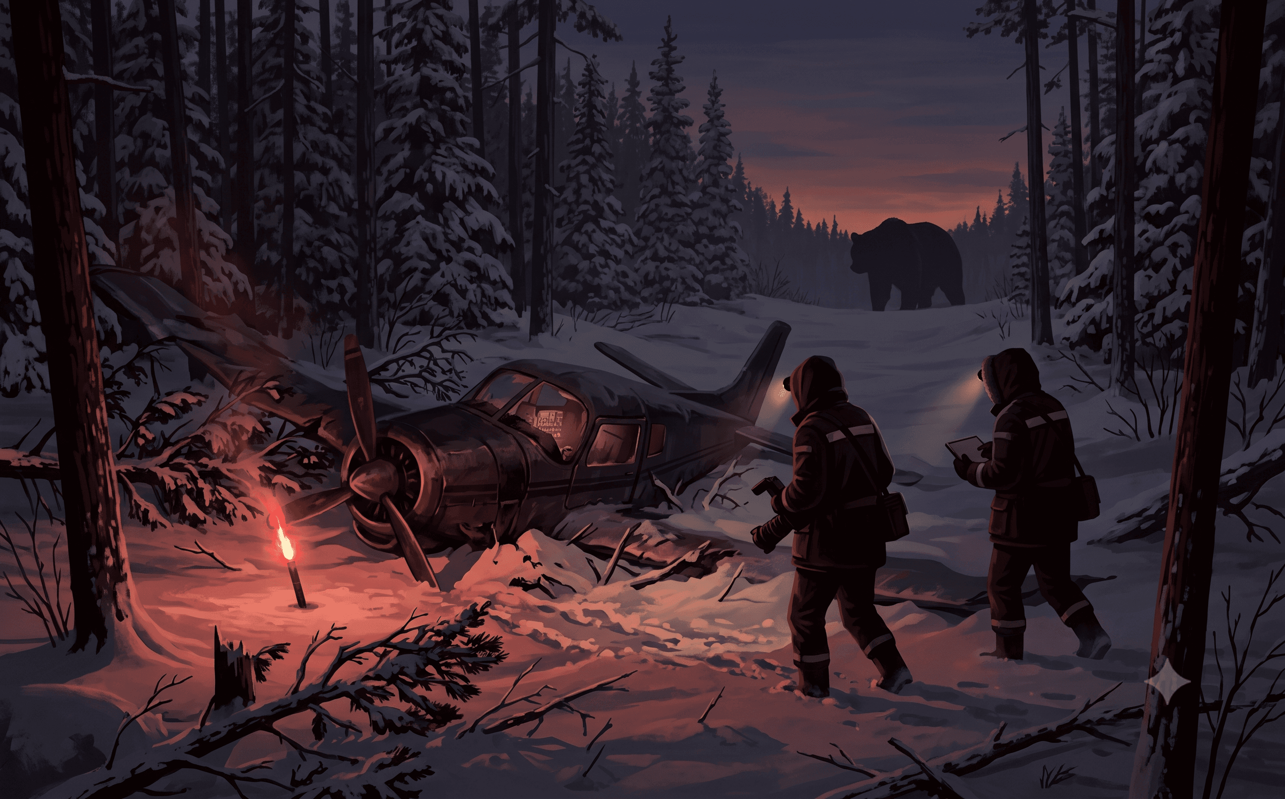 The Taiga Plane Crash